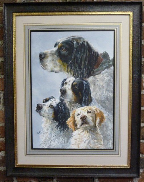 Framed Dogs Image — Alexandria, VA — Buchanan and Kiguel Fine Custom Picture Framing