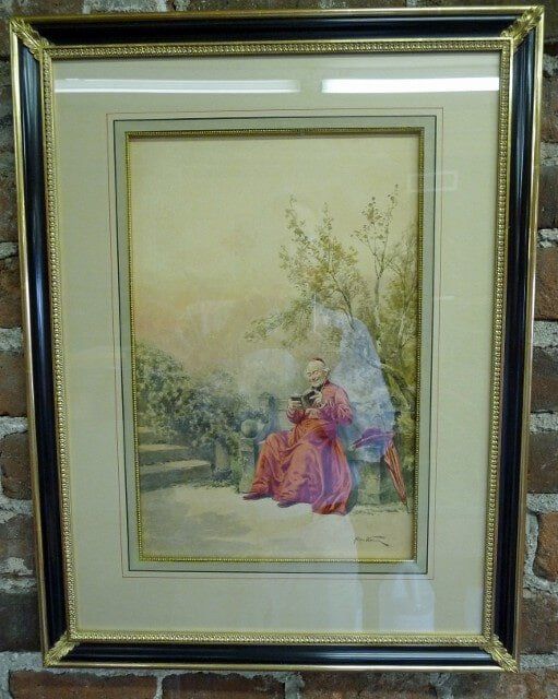 Framed Old Lady Image — Alexandria, VA — Buchanan and Kiguel Fine Custom Picture Framing
