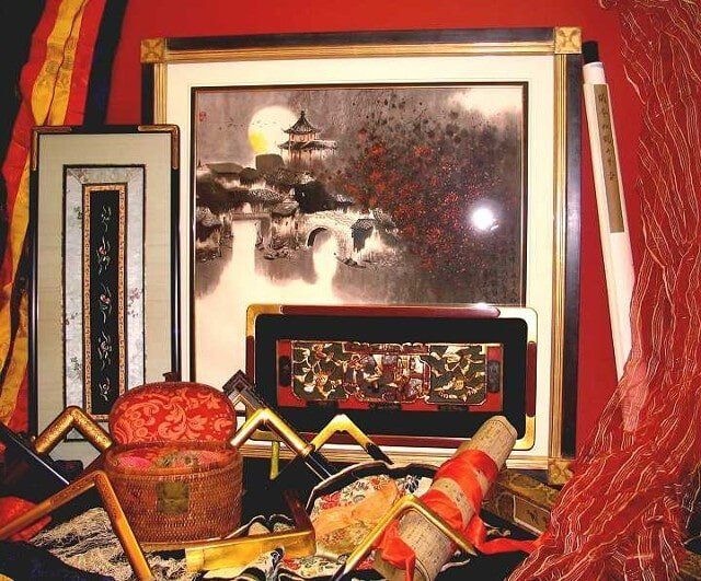 Framed Chinese Style Designs — Alexandria, VA — Buchanan and Kiguel Fine Custom Picture Framing