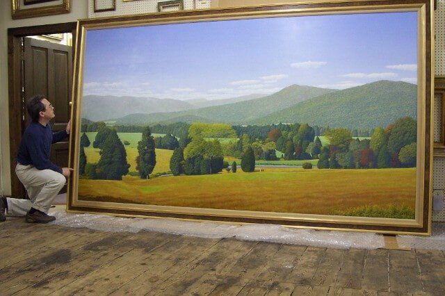 Large Landscape Painting — Alexandria, VA — Buchanan and Kiguel Fine Custom Picture Framing