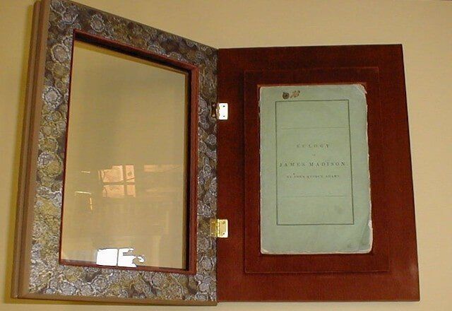 Old Paper in Box — Alexandria, VA — Buchanan and Kiguel Fine Custom Picture Framing