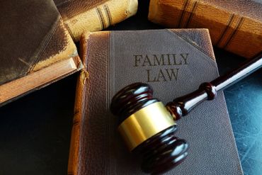 Family Law Book With Gavel — St. Joseph, MO — Ritchie, Soper & Schutt, LLC