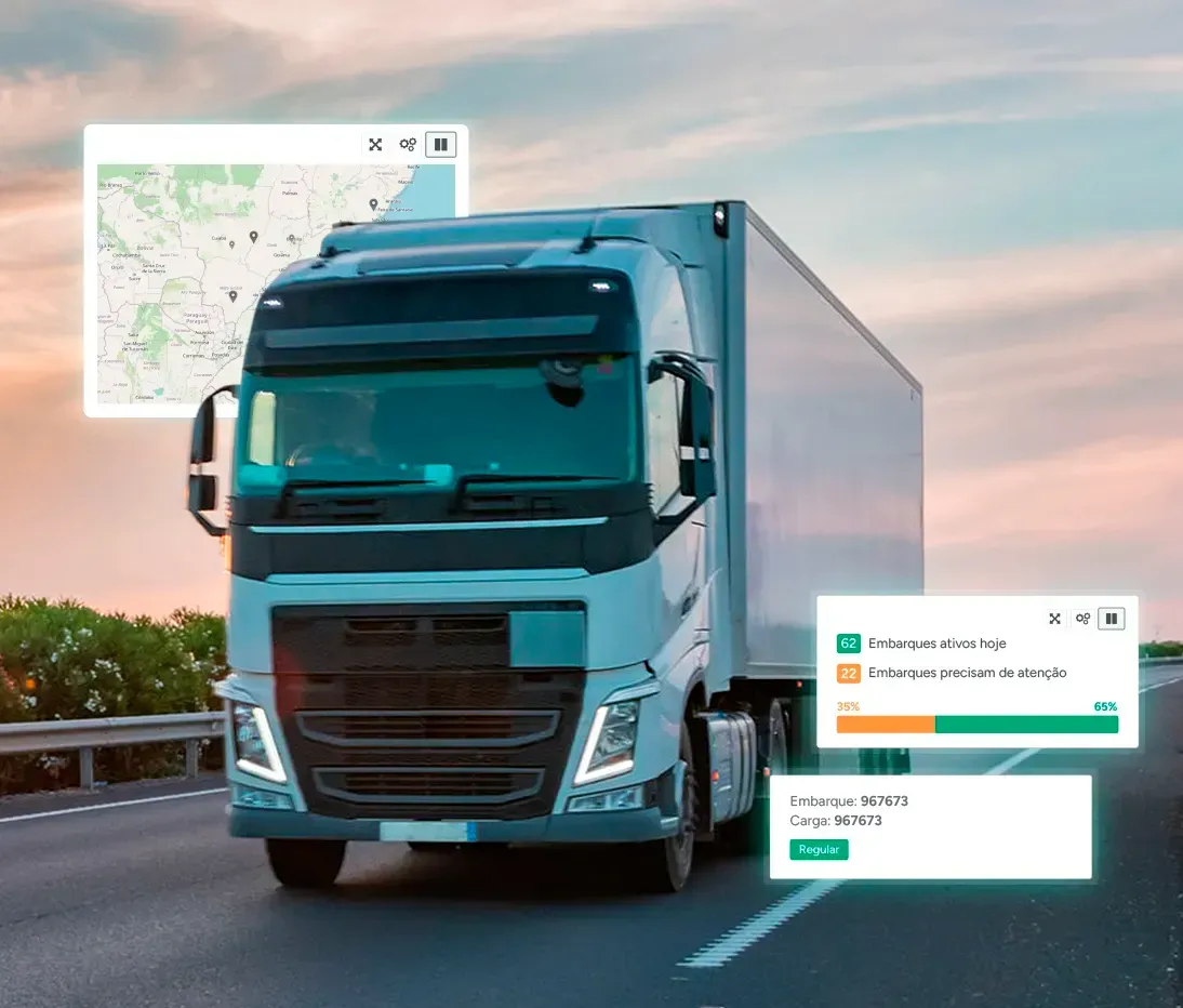 monitoramento de cargas em tempo real