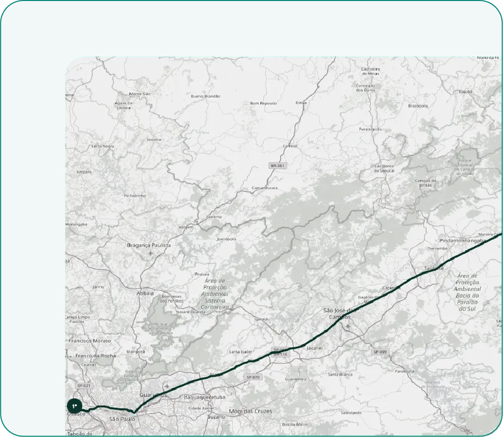 Rotas mais curtas, prazos mais rápidos