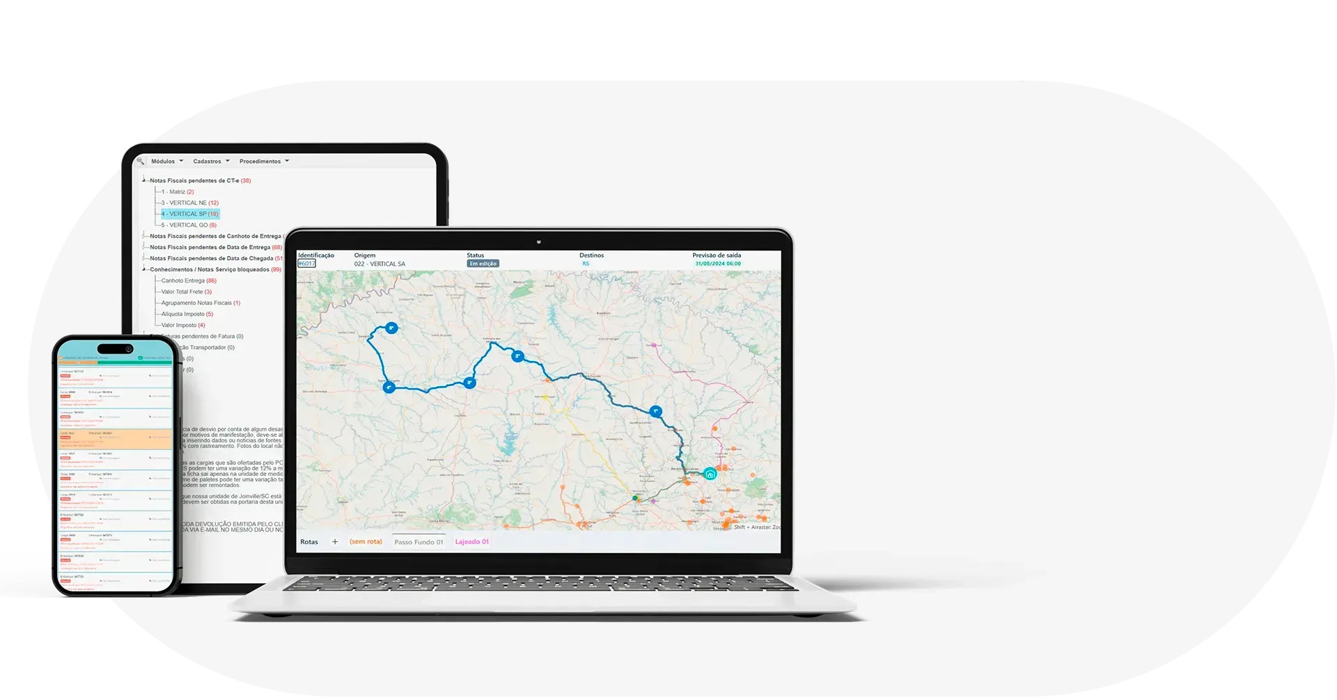 soluções para gestão de transportes e logística de embarcadores