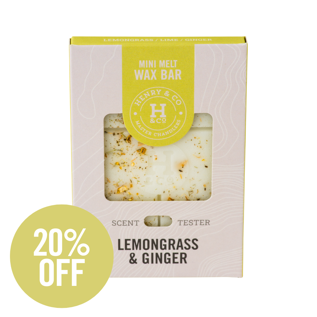 LEMONGRASS & GINGER MINI WAX MELT BAR