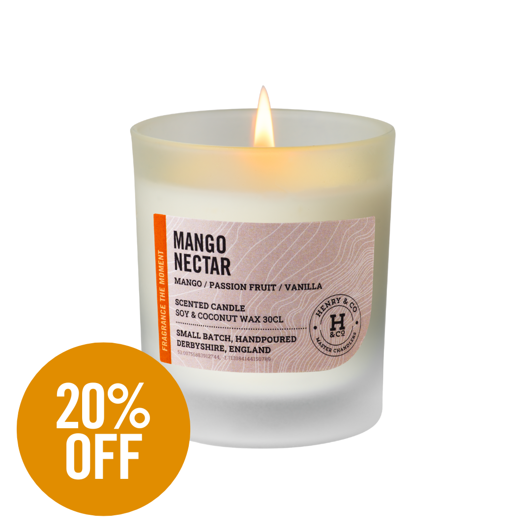 mango nectar scented candle