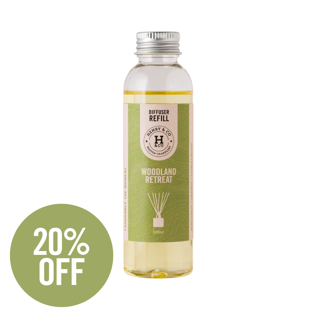woodland retreat reed diffuser refill