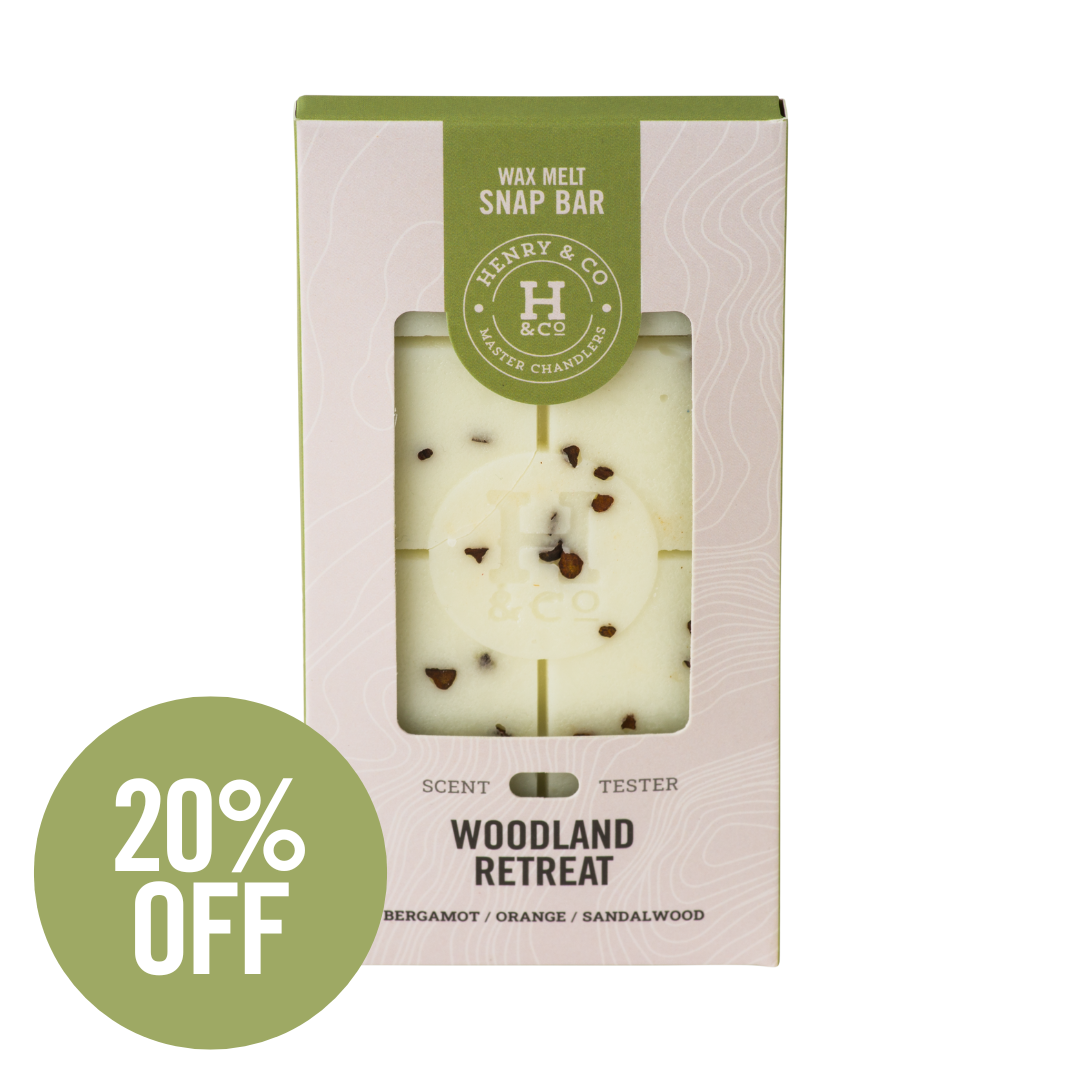 woodland retreat wax melt bar
