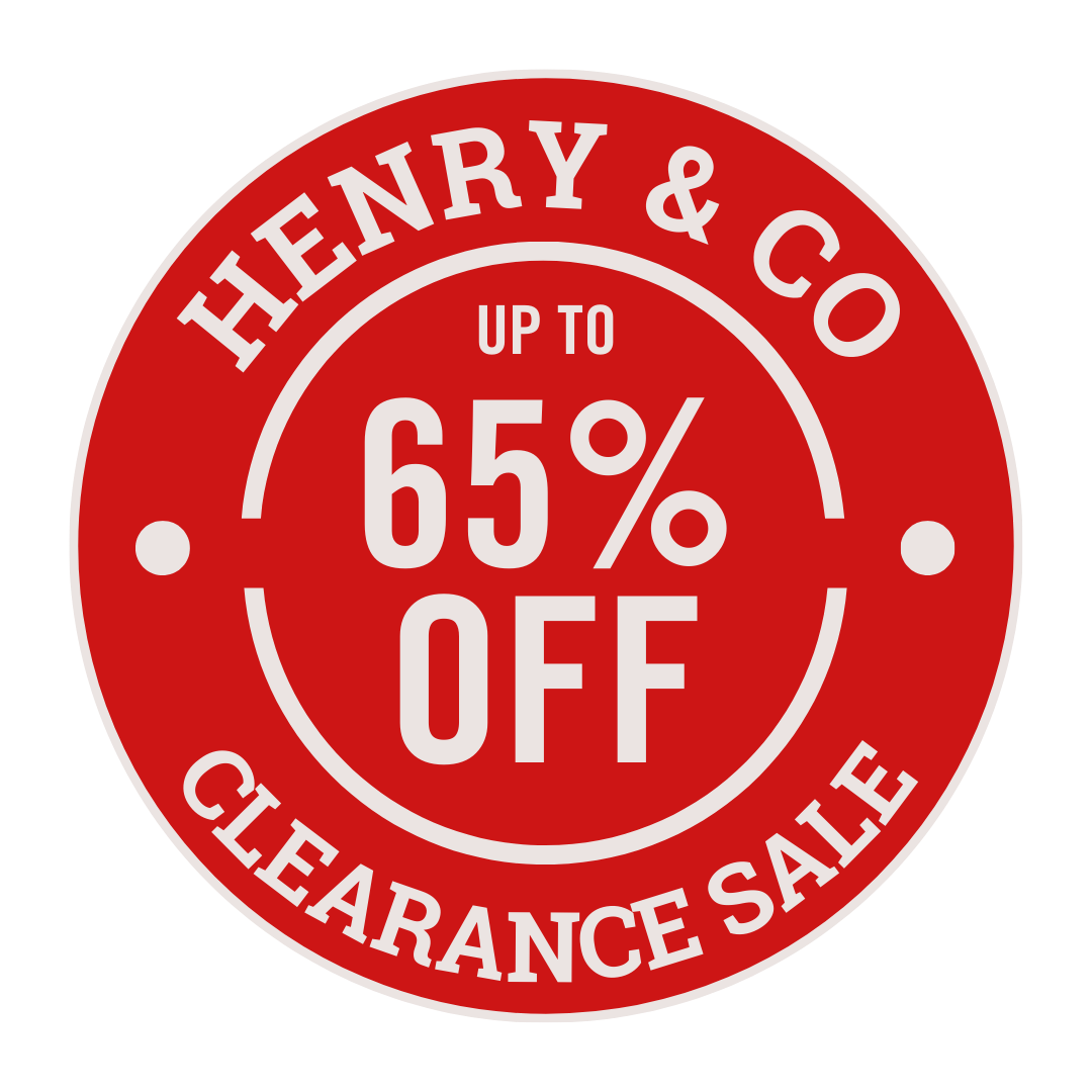 Henry & Co CLEARANCE SALE LOGO