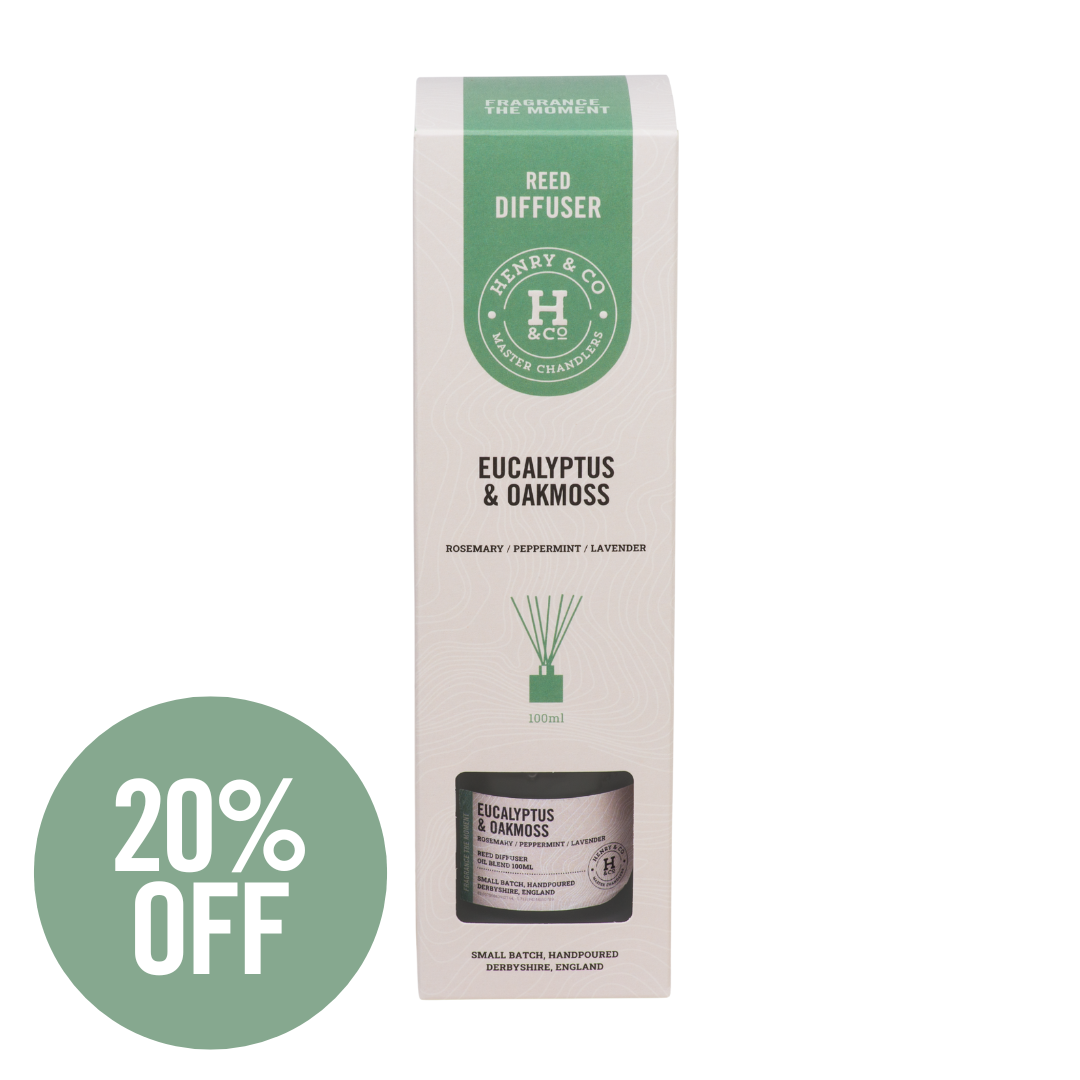 eucalyptus & oakmoss reed diffuser