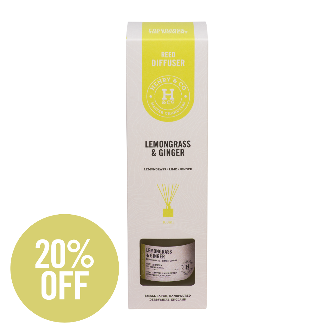 lemongrass & ginger reed diffuser