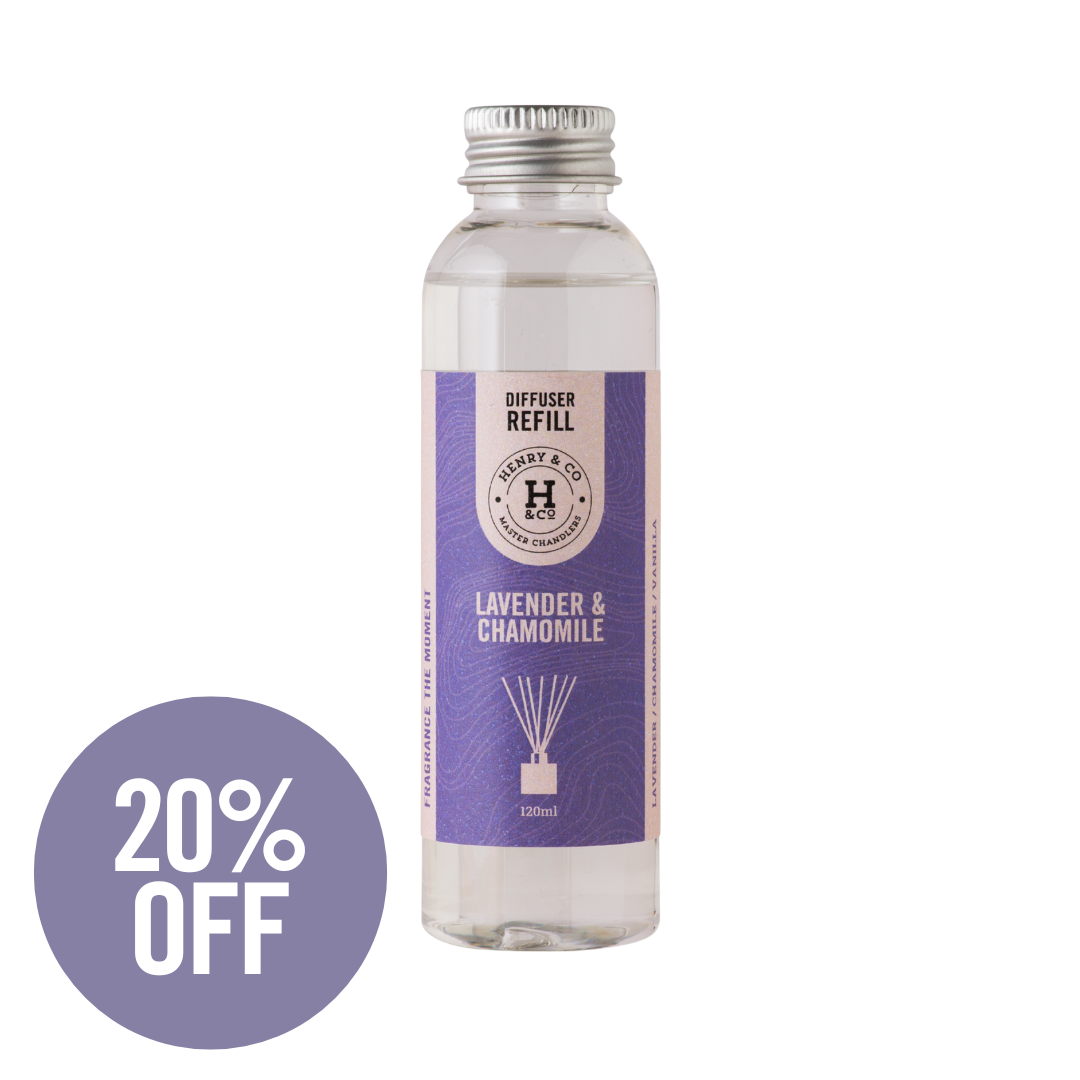 lavender & chamomile reed diffuser refill