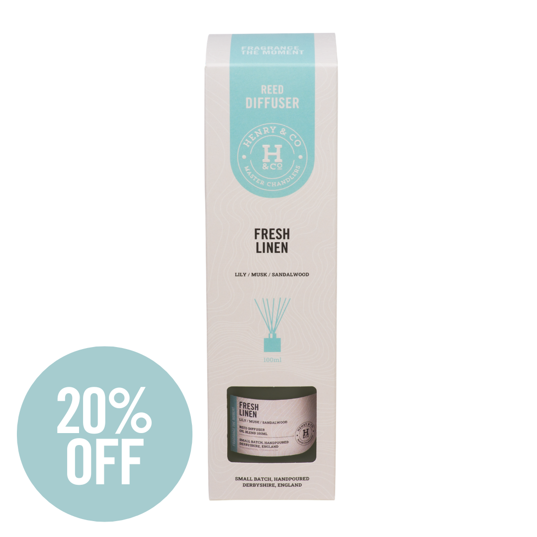 fresh linen reed diffuser