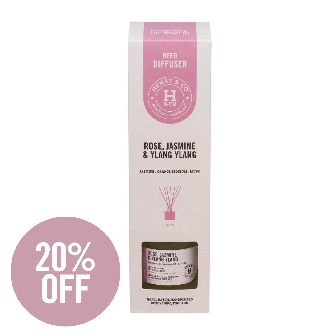 Rose, Jasmine & Ylang Ylang Reed Diffuser