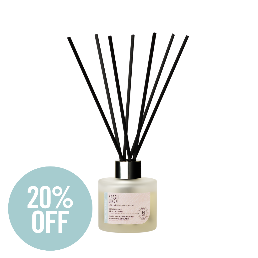 fresh linen reed diffuser
