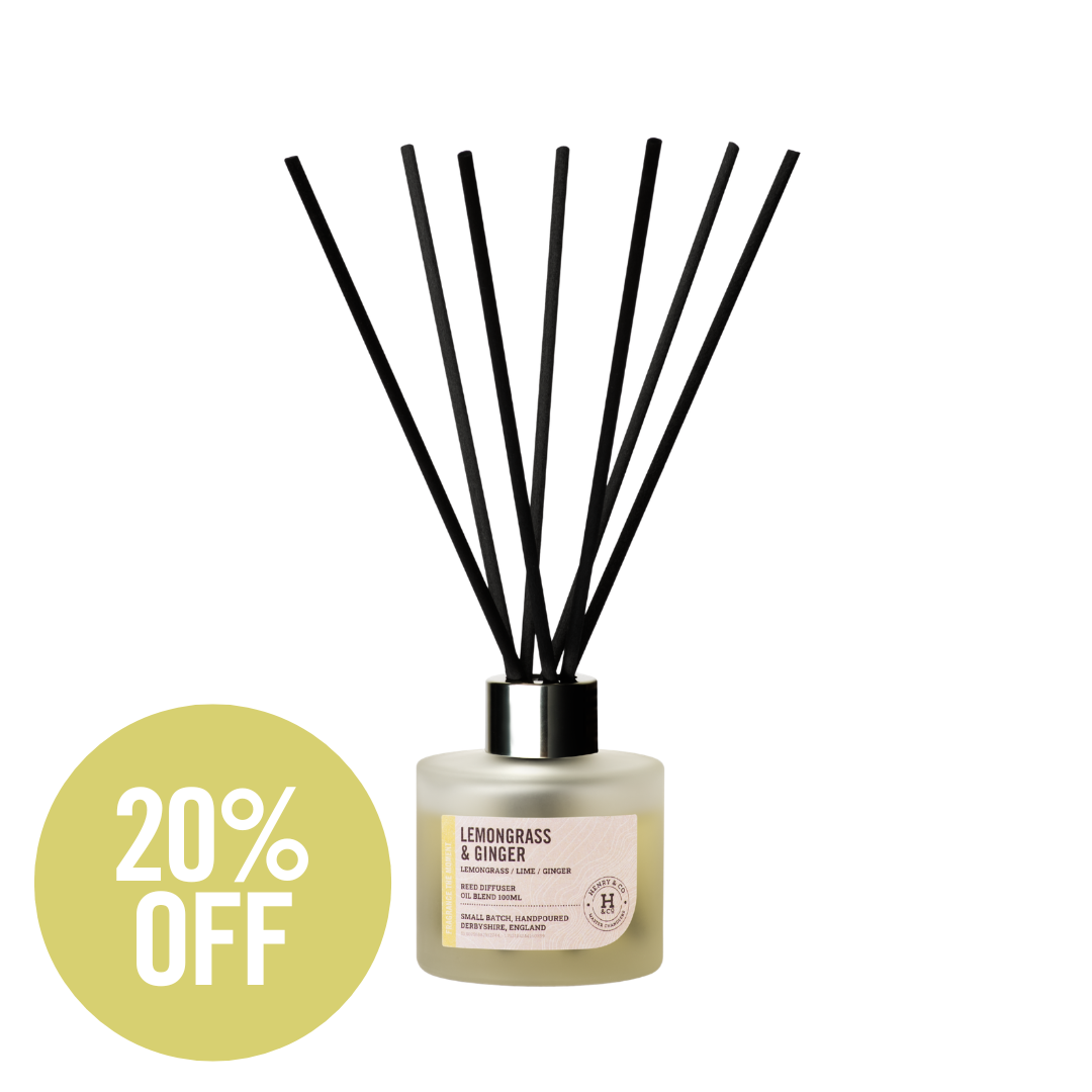 lemongrass & ginger reed diffuser