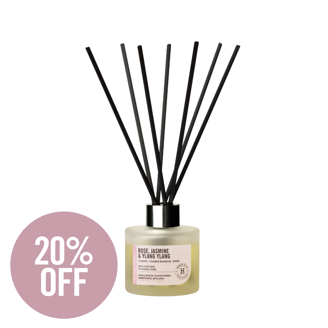 Rose, Jasmine & Ylang Ylang Reed Diffuser