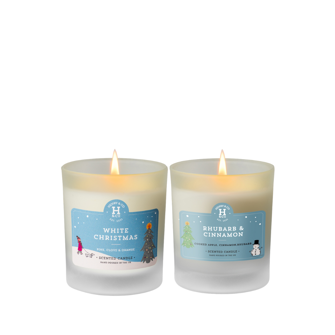 snowfall scented candle BUNDLE