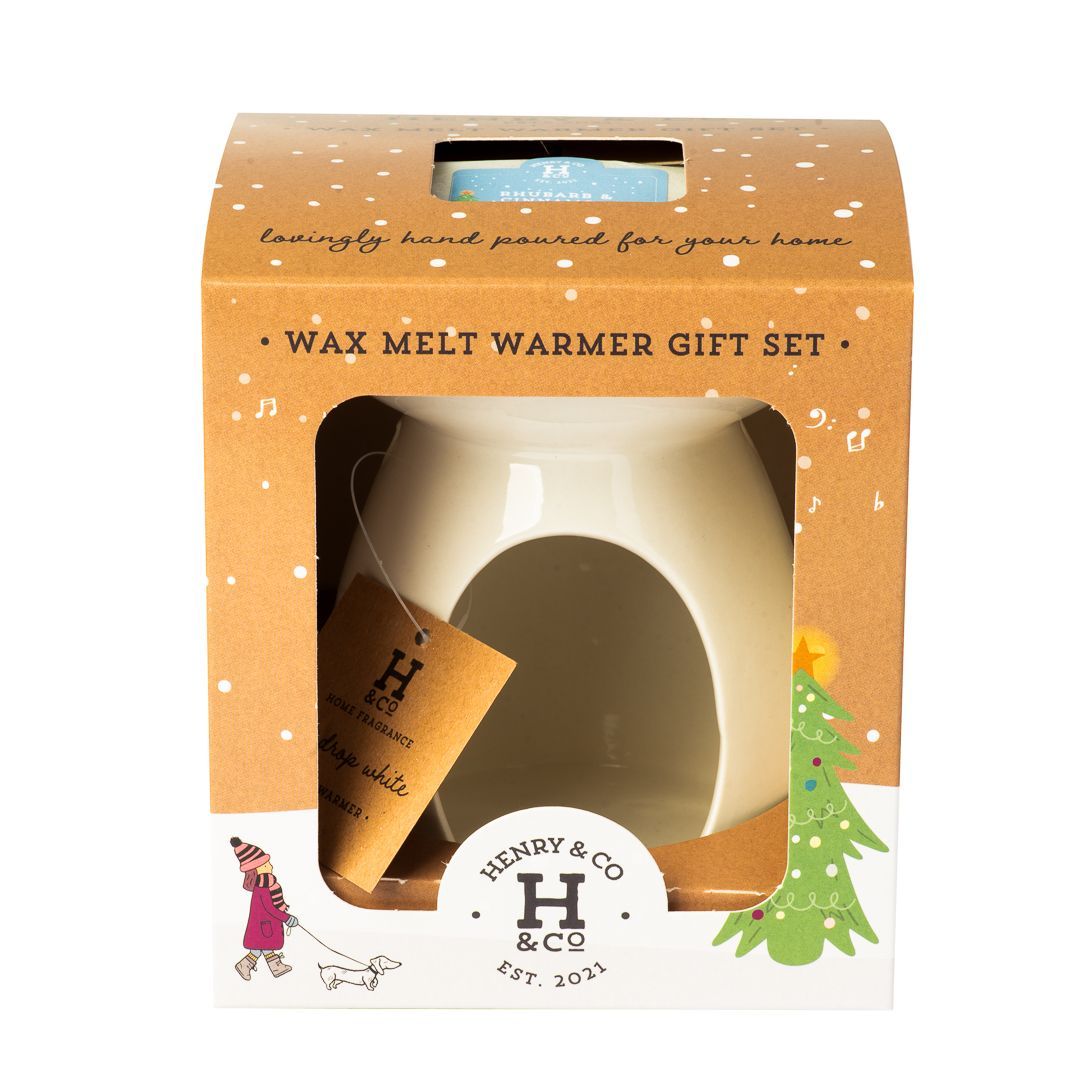 christmas wax melt burner gift set