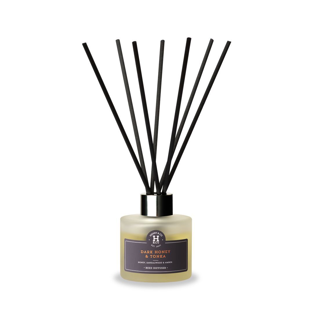 dark honey & tonka reed diffuser