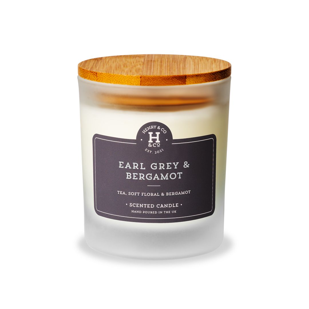 EARL GREY & BERGAMOT SCENTED CANDLE