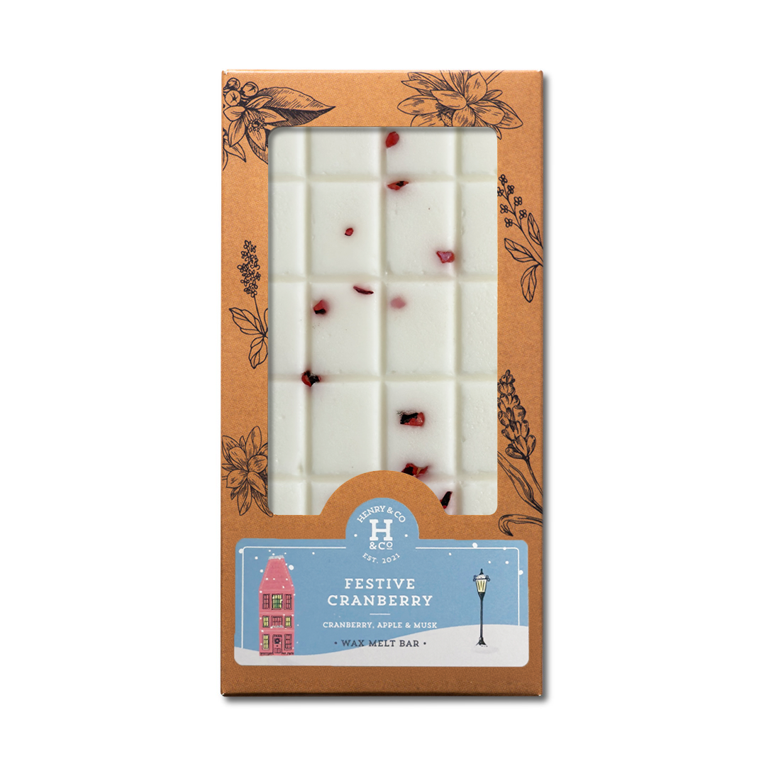 FESTIVE CRANBERRY WAX MELT BAR