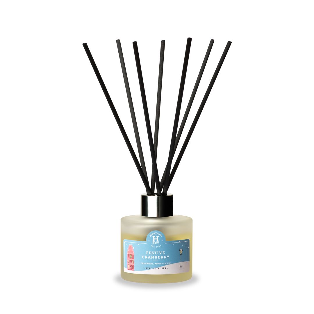 FESTIVE CRANBERRY REED DIFFUSER