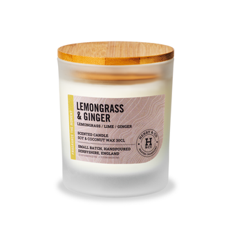 LEMONGRASS & GINGER SCENTED CANDLE