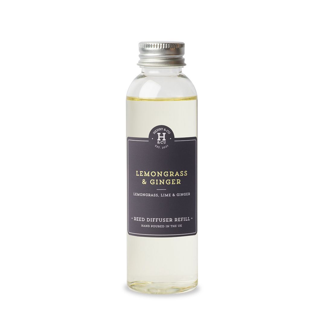 lemongrass & ginger reed diffuser refill