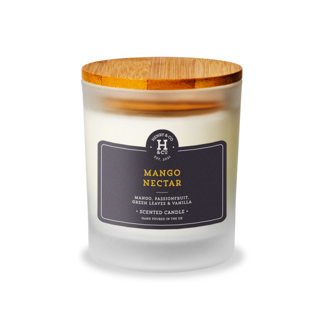 mango & nectar scented candle