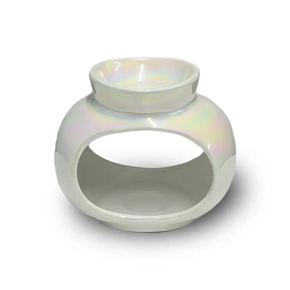 oval lustre wax melt burner