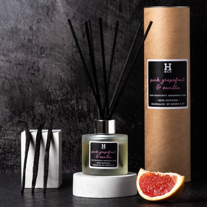 PINK GRAPEFRUIT & VANILLA REED DIFFUSER