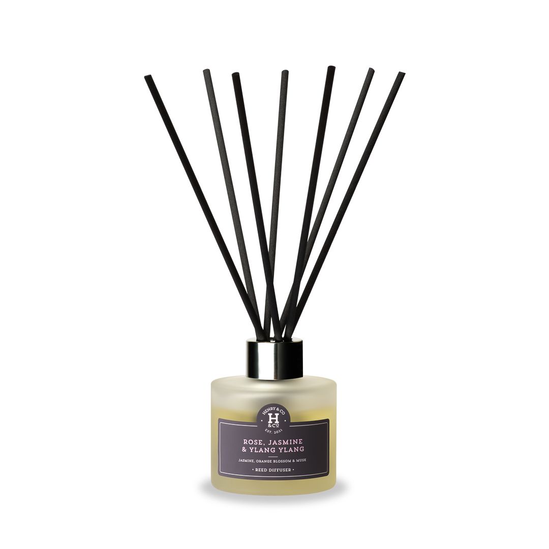 rose, jasmine & ylang ylang reed diffuser