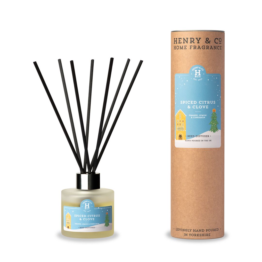 SPICED CITRUS & CLOVE reed diffuser