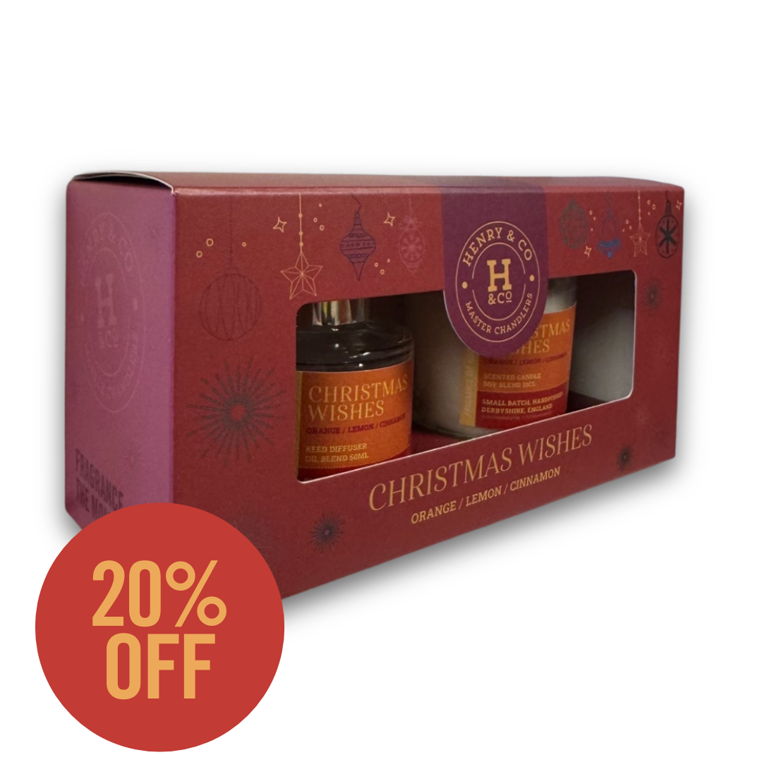 CHRISTMAS CANDLE AND DIFFUSER GIFT SET