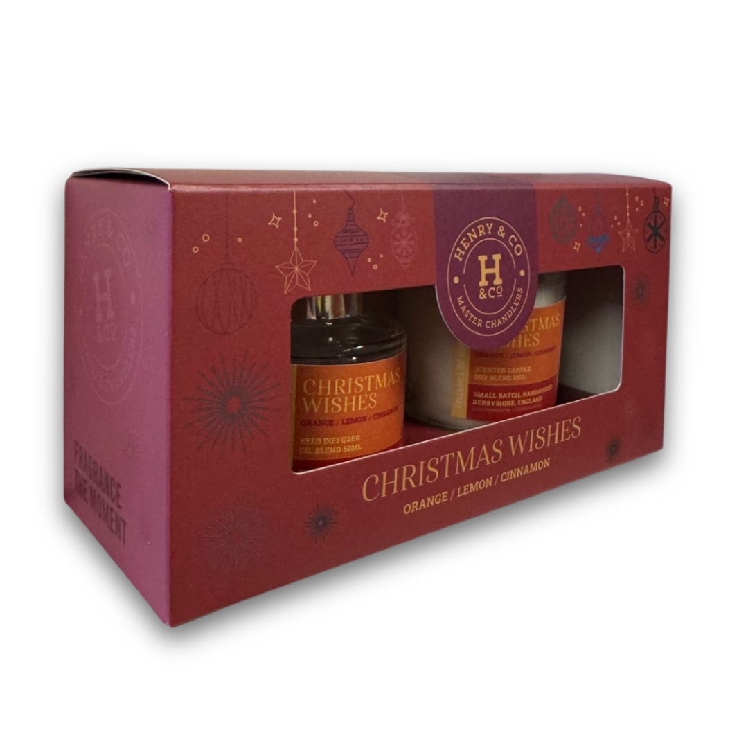 CHRISTMAS CANDLE AND DIFFUSER GIFT SET