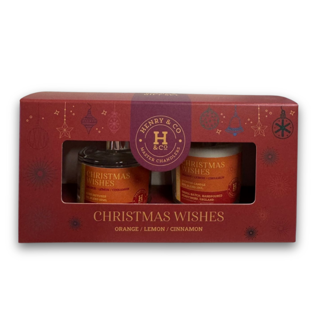 CHRISTMAS CANDLE AND DIFFUSER GIFT SET