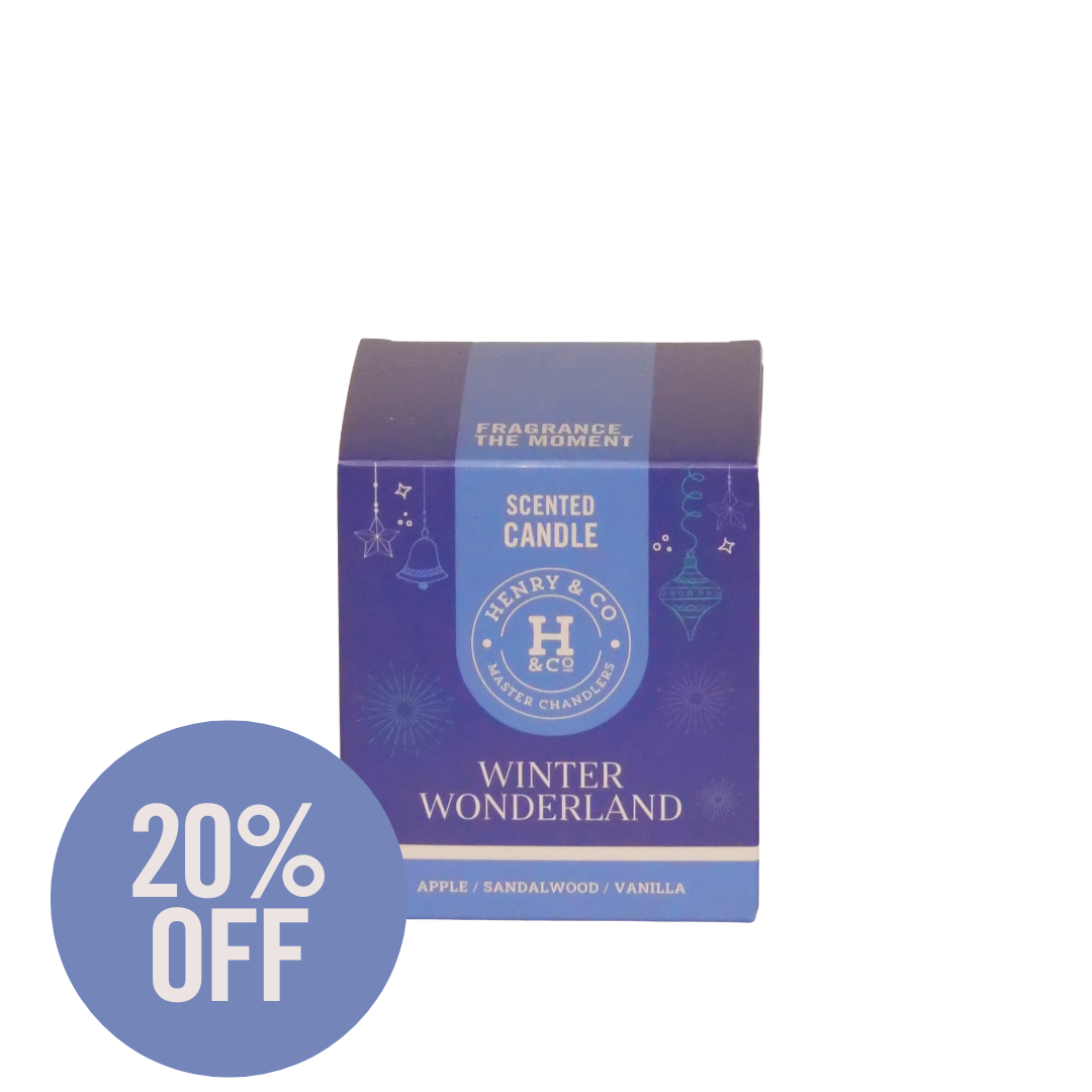 winter wonderland votive candle