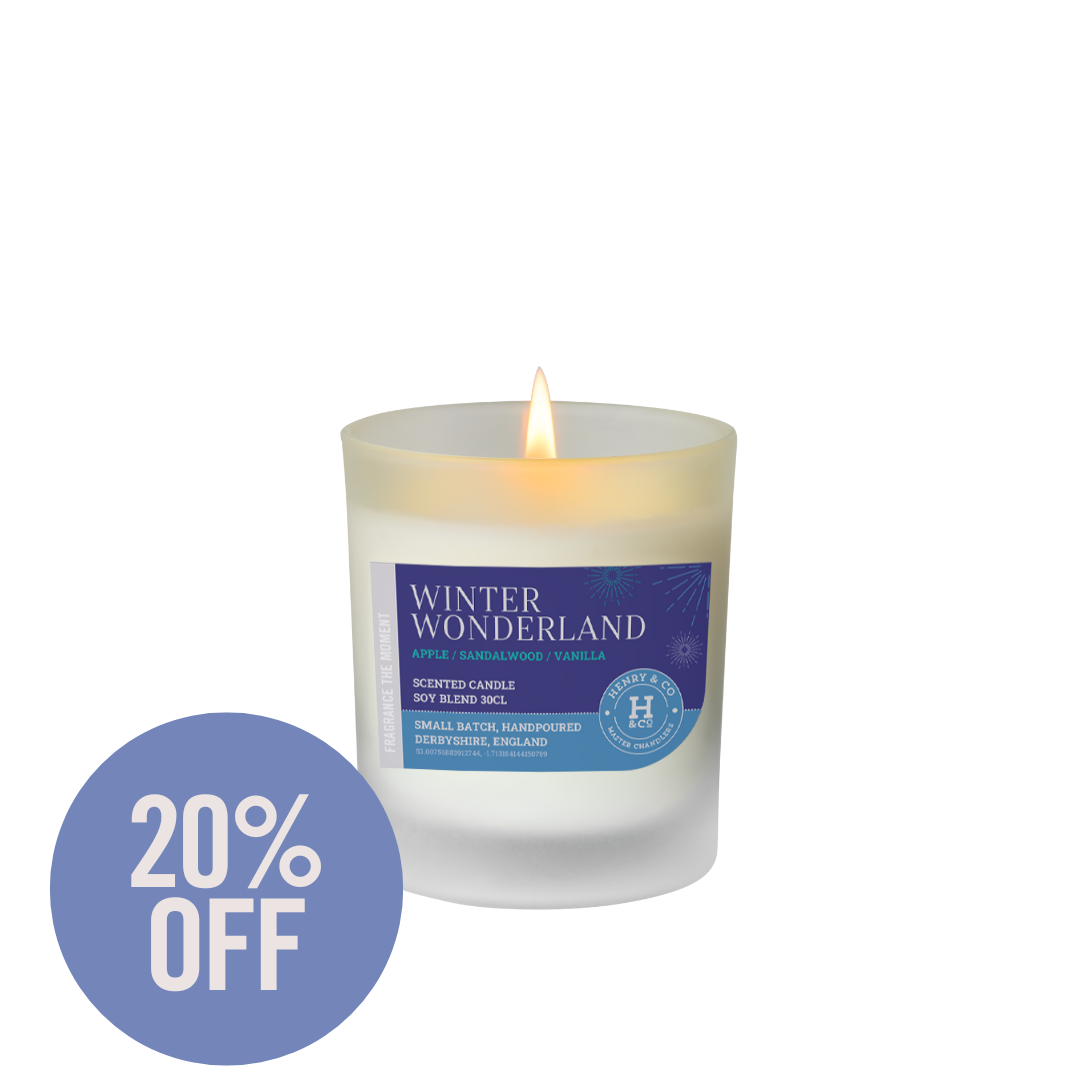 winter wonderland votive candle