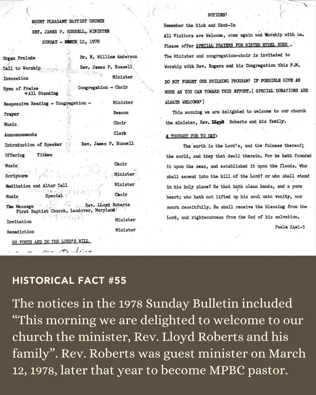 Historical Fact #55