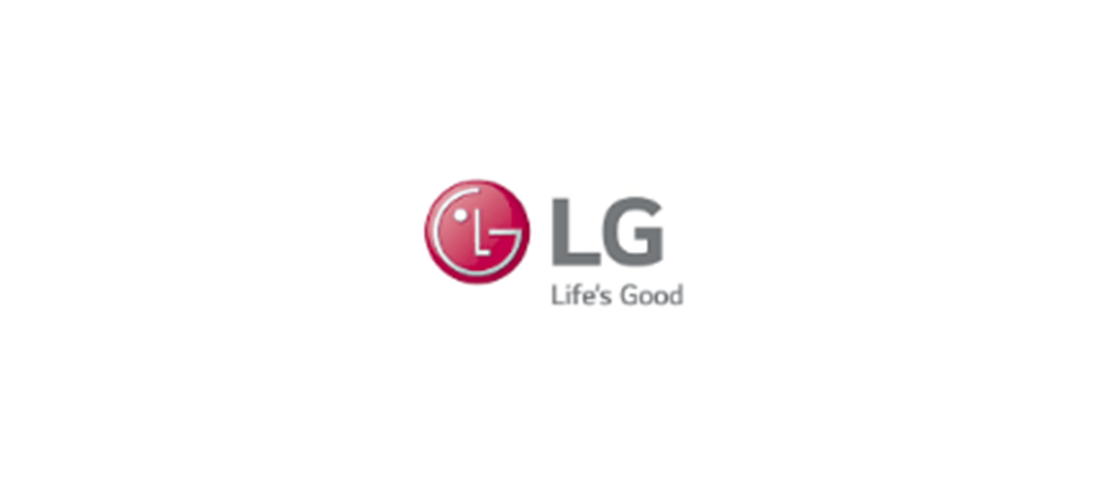 Le logo LG est sur fond blanc
