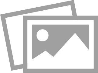 Two overlapping grayscale placeholder images, one showing a mountain and a sun.