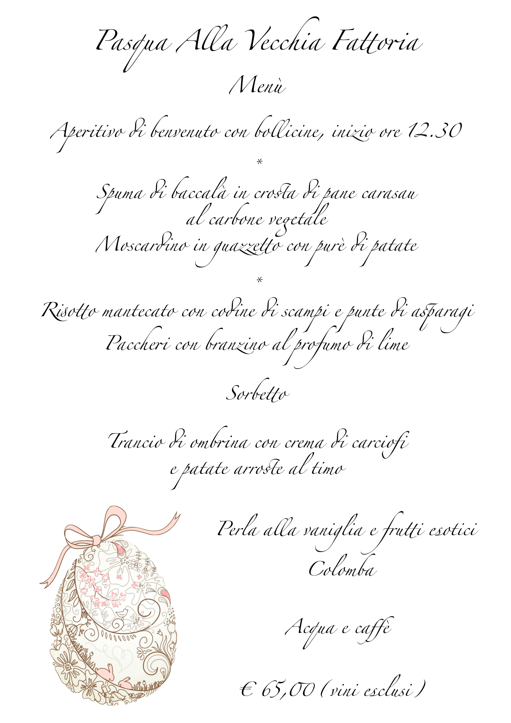 menu per natale