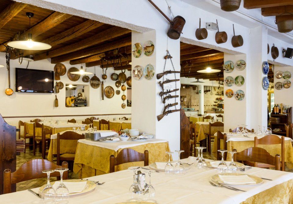 Ambientazione del ristorante