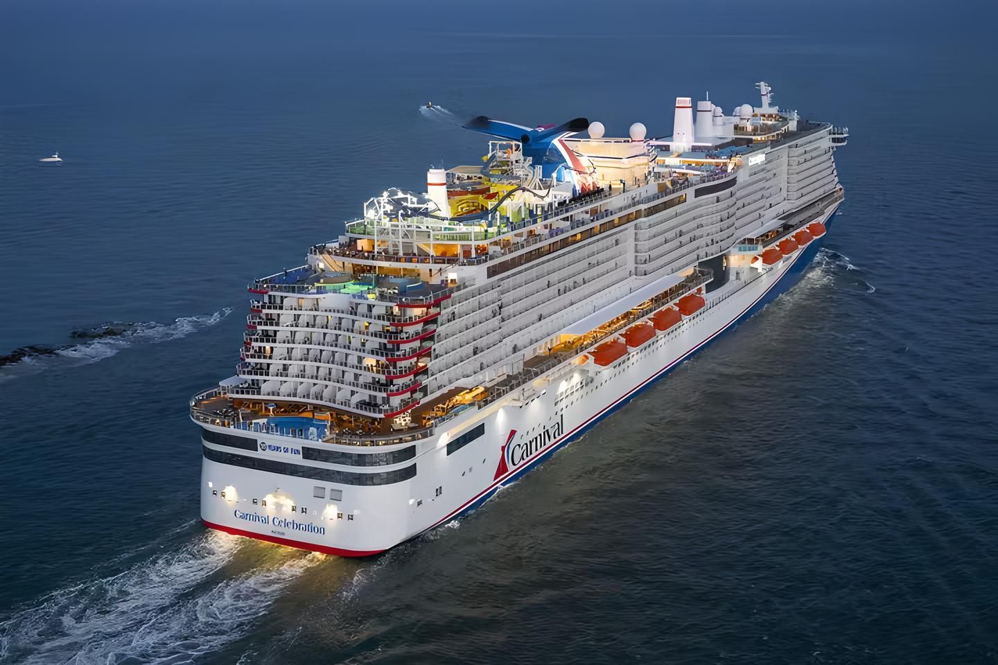 Carnival Cruises cruise ship at sea