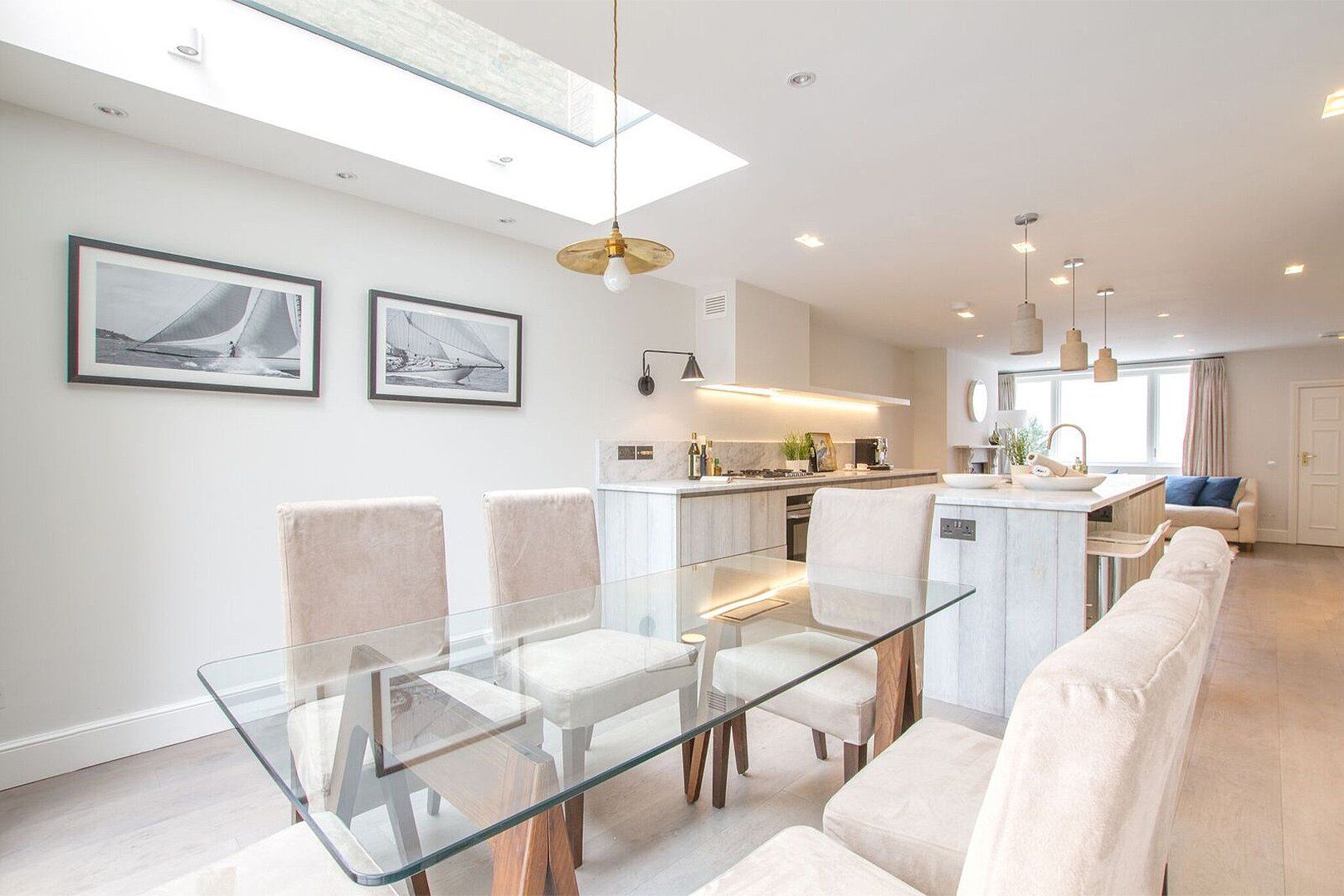 Kitchen and dining area interior design