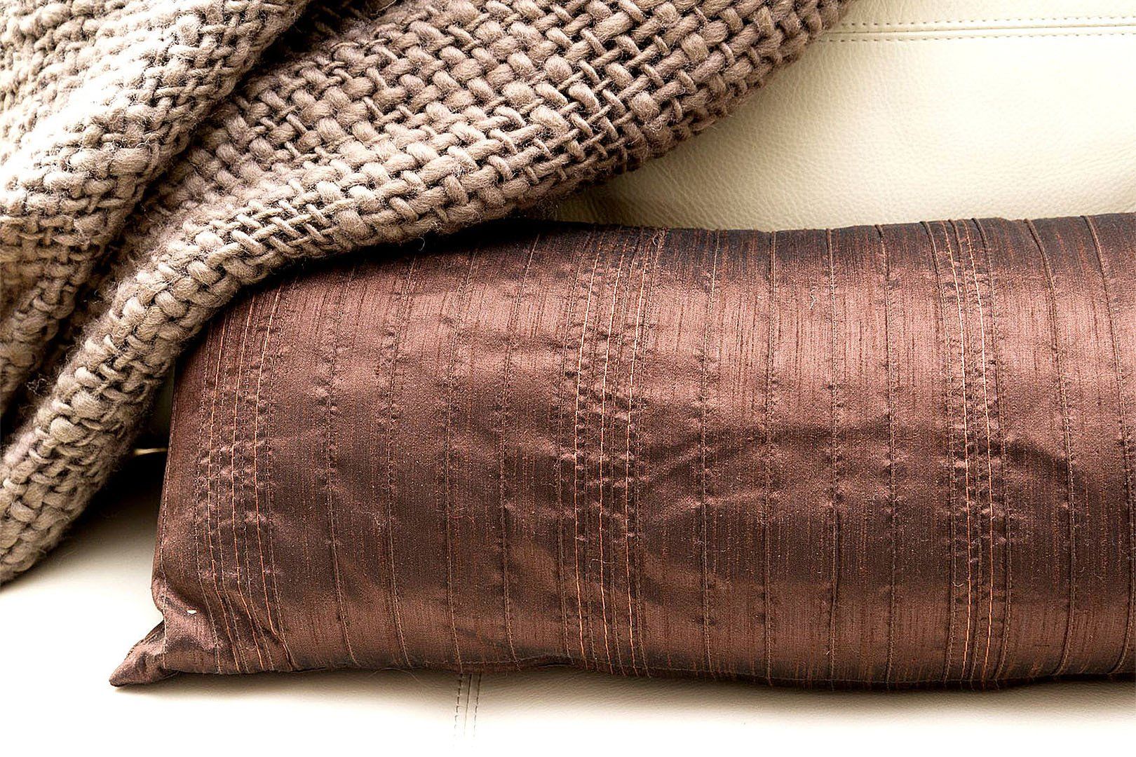 Pillows closeup interior design