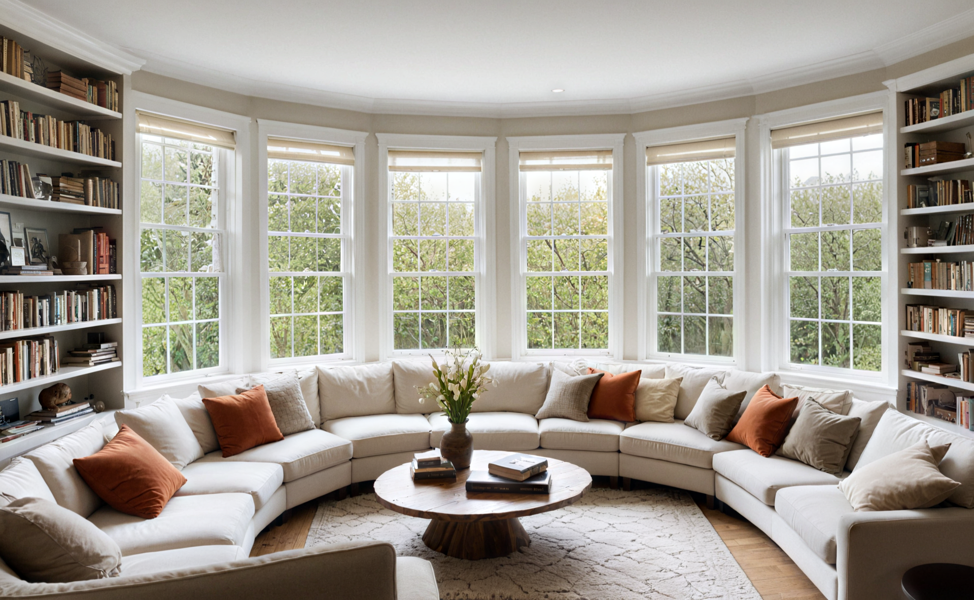 A living room with a couch, chair, coffee table and painting on the wall.