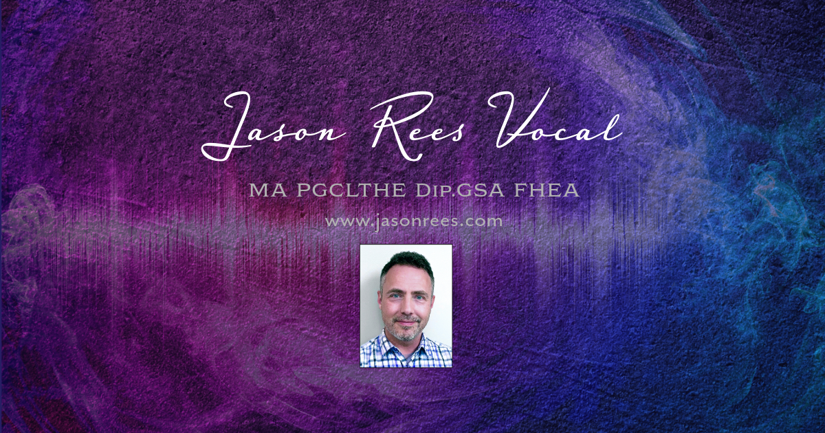 Jason Rees Vocal - Book a Lesson